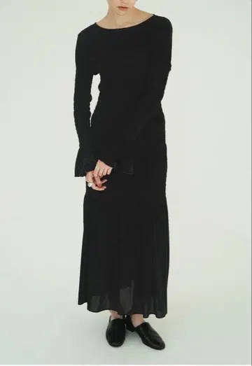 CLANE SHIRRING LONG ONEPIECE Size 2