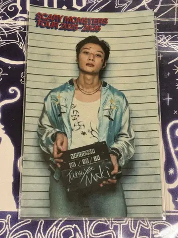 go!go!vanillas 마키 타츠야 SCARYMONSTER 스티커