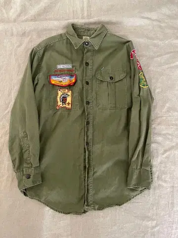 구제 의류 보이 스카우트 셔츠 와펜 핀 배지