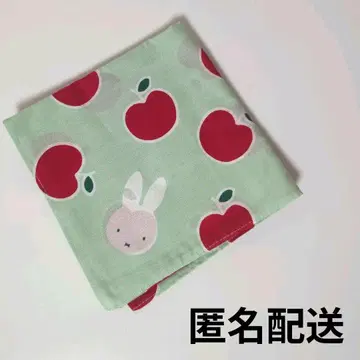 [ 미사용 새상품 ] 미피 보자기 카마와누 사과 라이트 그린