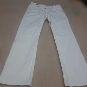 화이트 데님 팬츠 허리 30인치