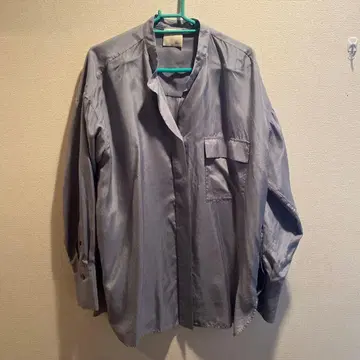 Loin. 로완 이가와 하루카 실크 셔츠 드레이프감 블라우스 오버 사이즈