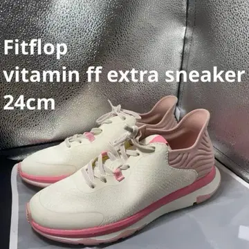 [ 하자품 미사용품 ] 핏플랍 vitamin ff 스니커즈 24cm