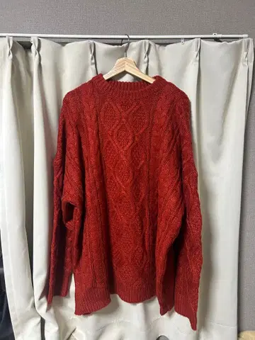 [ select MOCA ] 케이블 오버 사이즈 니트