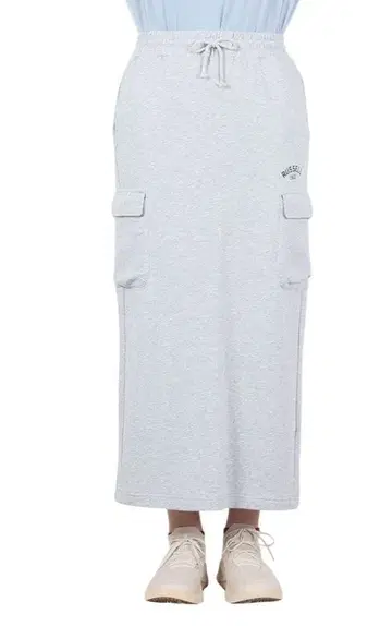 새상품 RUSSELL 그레이 롱 스커트