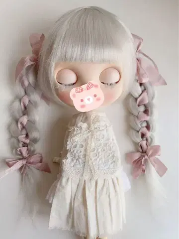 [ 당일 발송 ] gray07 모헤어 가발 Blythe