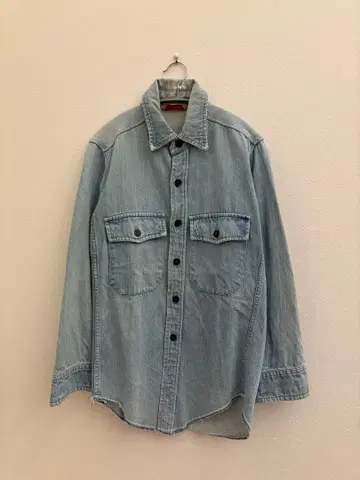Sears 시어스 빈티지 데님 셔츠 긴팔 셔츠 아메카지 구제 의류