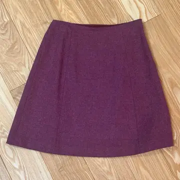 martinique 퍼플 스커트 사이드 지퍼