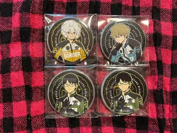 월드 트리거 캔뱃지 도쿄 조이폴리스 쿠가 유마 휴스 미쿠모 오사무