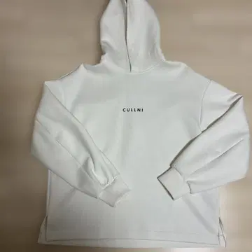 CULLNI 후드 부착 화이트 후드티