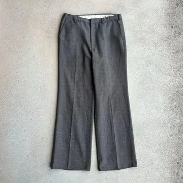 crocodile 빈티지 80s 90s 울 와이드 슬랙스 그레이