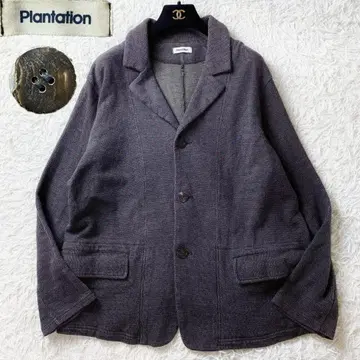 1 Plantation 플랜테이션 코튼 니트 테일러드 자켓
