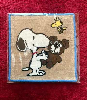 스누피 PEANUTS 셔닐 타월 플라자 한정판