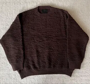 YOKE RANDOM JACQUARD CREWNECK SWEATER