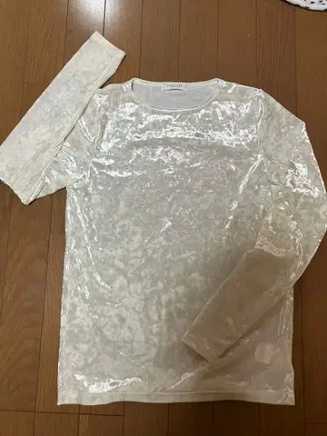 맥피 벨로아 롱 슬리브 풀오버 S