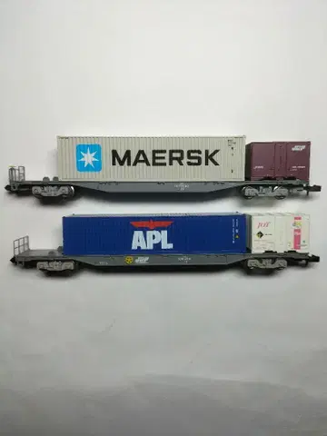 해상 컨테이너 적재 코키 2량 TOMIX 토미텍 트레일러 컬렉션