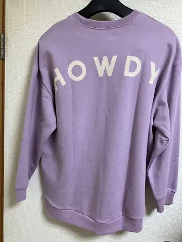 HOWDY 라벤더 트레이닝복