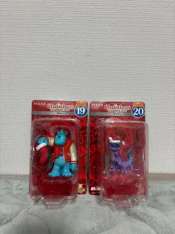 PIXAR Christmas 와 마이크 아크릴 오너먼트