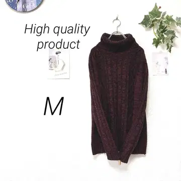 10548 High quality product 터틀넥 니트 M