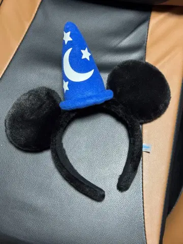 미키 마법사 모자 머리띠