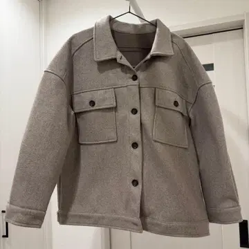 아우터 캐주얼 그레이지 베이지 계열 모카 셔츠 자켓