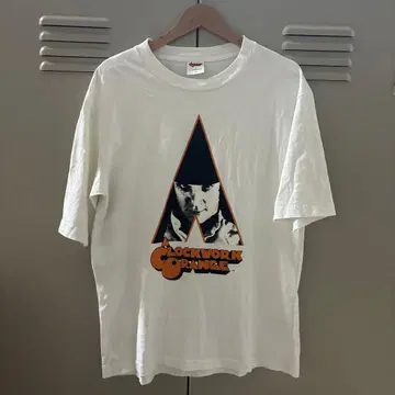 시계태엽 오렌지 T셔츠 화이트