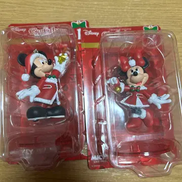 미키 미니 크리스마스 피규어 세트 오너먼트 복권