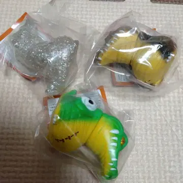 카게말 디자인 가챠 식인 악어 쿠로짱 3종 세트