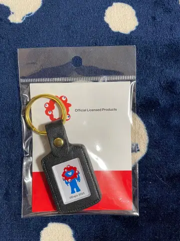 미야쿠미야쿠 오사카 간사이 엑스포 아크릴 PU 가죽 키링