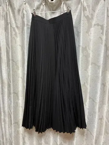 SNIDEL 롱 플리츠 스커트