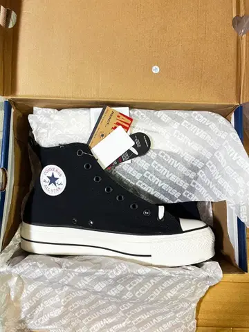 CONVERSE ALL STAR LIFTED Z HI 블랙/화이트