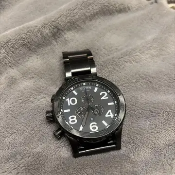 Nixon 블랙 크로노그래프 손목시계