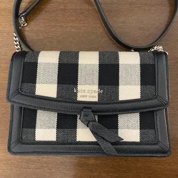 Kate Spade 체크 무늬 숄더백
