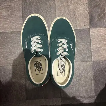 Vans 그린 스웨이드 스니커즈