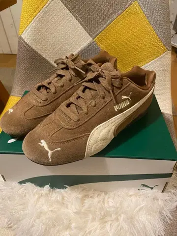 PUMA 스웨이드 브라운 스니커즈