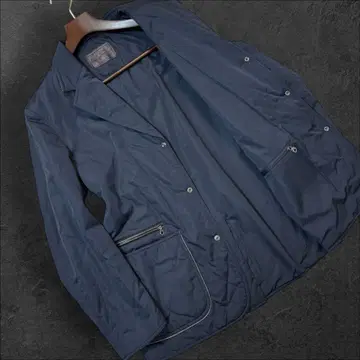 F034 컨디션 최상!! 페라가모 가죽 절개 가죽 자켓 50R