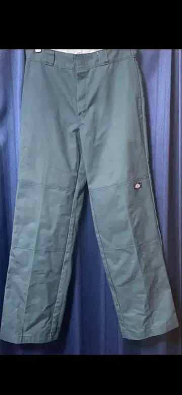 Dickies 워크 팬츠 더블니 모스그린 size 30