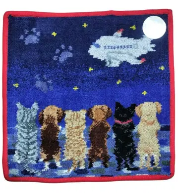 페이러 JAL 기내 판매 피핑 리틀 스카이 네이비 라메 믹스