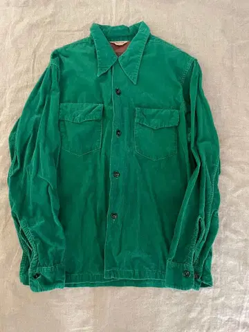 필그림 코듀로이 셔츠 그린 녹색 계열 M 사이즈 상당