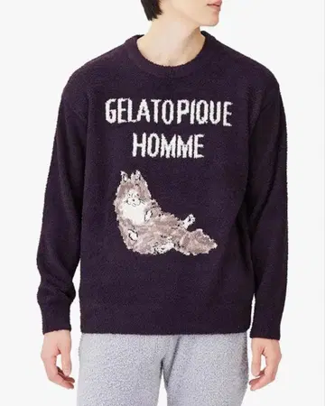 GELATO PIQUE HOMME 퍼플 룸웨어 세트