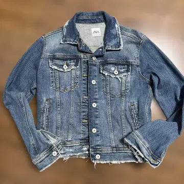 ZARA 데님 자켓 M 사이즈 인디고