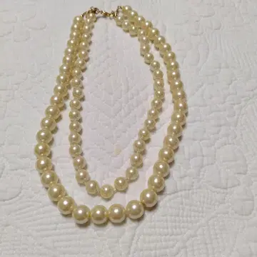 ROPE 모조 진주 목걸이