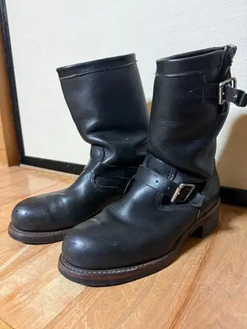 치페와 엔지니어 부츠 화이트 택