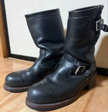 치페와 엔지니어 부츠 화이트 택