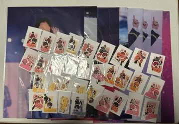 STPR EXPO 복권 클리어 포스터 스티커 묶음 판매 41점