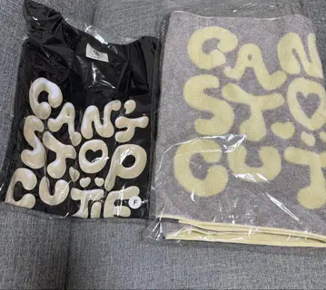 CAN'T STOP CUTIE 티셔츠와 타월 세트