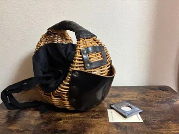 ebagos 에바고스 초코볼 바스켓 블랙 가죽