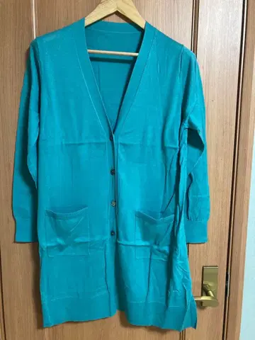 DAMA 씨 아일랜드 코튼 롱 가디건