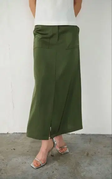 새틴 스트레이트 스커트/diagram