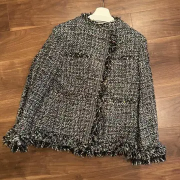 ESSENCEOFLUXURY 에스트네이션 트위드 자켓